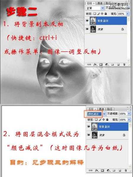 photoshop MM数码照片快速转素描画