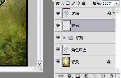 photoshop 鼠绘一张另类的古典人物插画