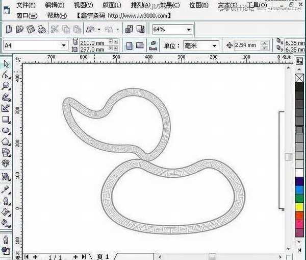 Coreldraw(CDR)中设计制作环形花边实例教程