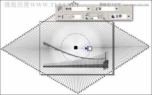 CorelDRAW绘制放射状速度线实例之足球少年