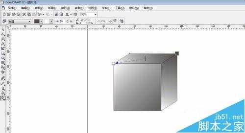 coreldraw怎么画正方体?CDR做素描几何体效果的方法