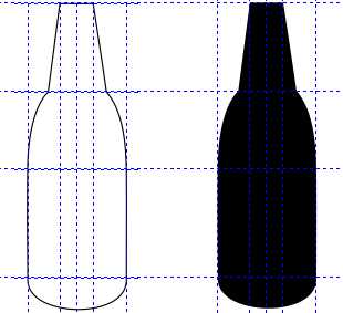 CorelDRAW绘制红酒酒瓶教程