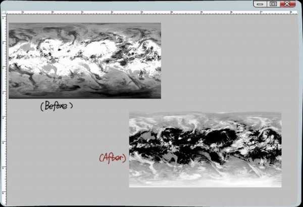 Photoshop简单绘制3D立体地球教程