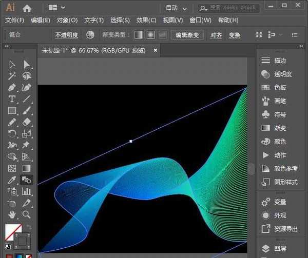 ai怎么制作科技线条 ai制作科技感线条图文教程